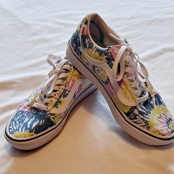 Vans Shoes - Vans Tie Died Comfy Cushion Old Skool 500383 Men's Size 8 Women's Sz 9.5 Shoes.